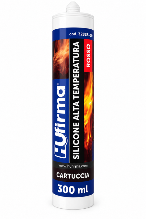 SILICONE VIGOR H.TEMPERATURE ROSSO 260 CARTUCCIA 300 ML