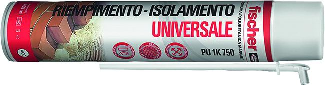 SCHIUMA POLIURETANICA FISCHER PU 1K 750 MANUALE B3 750 ML