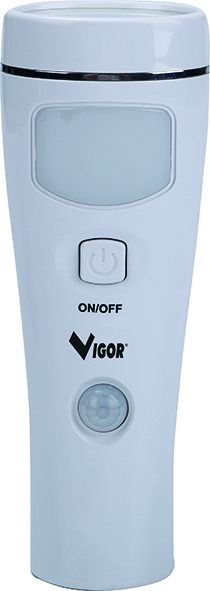 LAMPADE EMERGENZA VIGOR LEON LI-ION TORCIA 1COB+5LED