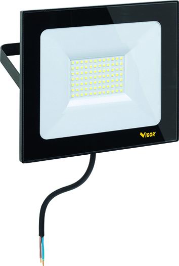 PROIETTORI LED VIGOR LUMY-75 NERO LUCE NATURALE 75W 8500LM