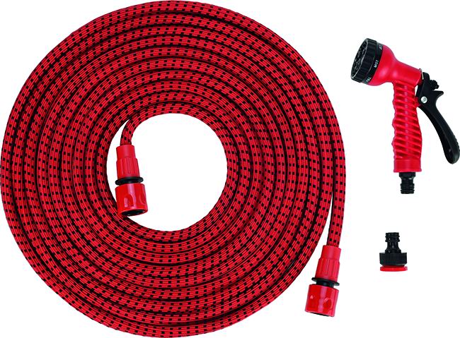 TUBO ESTENSIBILE SANDRIGARDEN CORAL PISTOLA + RACCORDI 15-30 M