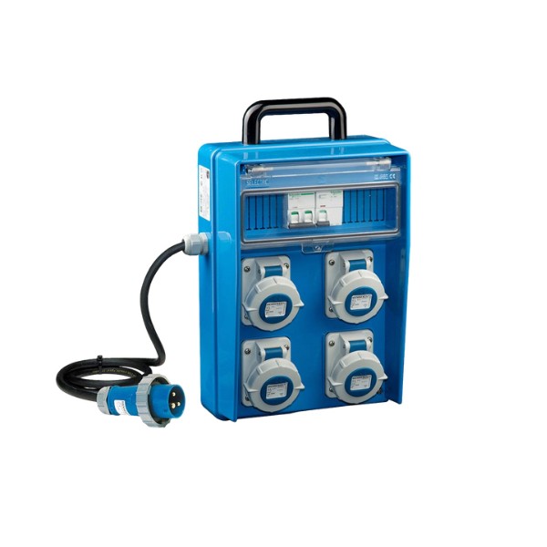 SE149PS QUADRO MOBILE CON 4 PRESE 220V 16A SELECTRIC