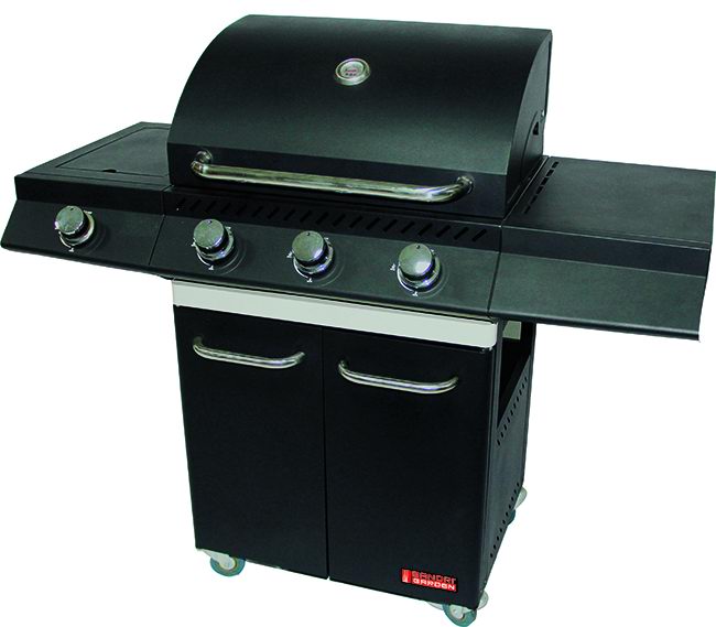BARBECUE SANDRIGARDEN GAS CANADA 3 FUOCHI+FORNELLO