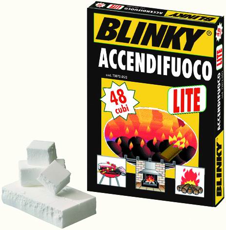 ACCENDIFUOCO BLINKY BIANCO 48 CUBETTI LITE