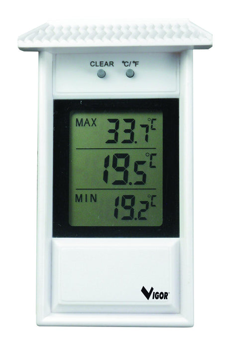 TERMOMETRI DA PARETE VIGOR KLEE ELECTRONIC 8X3X13,2CM