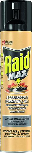 INSETTICIDA RAID SPRAY SCARAFAGGI-FORMICHE 300 ML