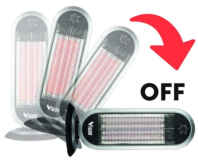STUFE OSCILLANTI VIGOR KIRO AL CARBONIO