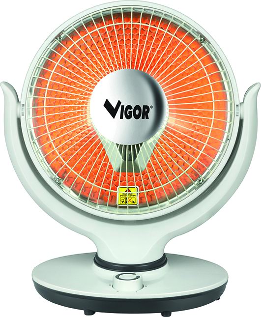 STUFA OSCILLANTE VIGOR YURA AL CARBONIO DA TAVOLO