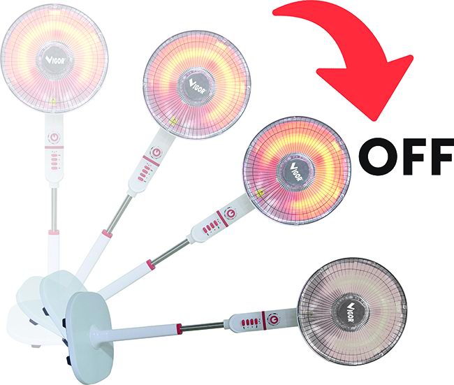 STUFE OSCILLANTI VIGOR YUKI AL CARBONIO