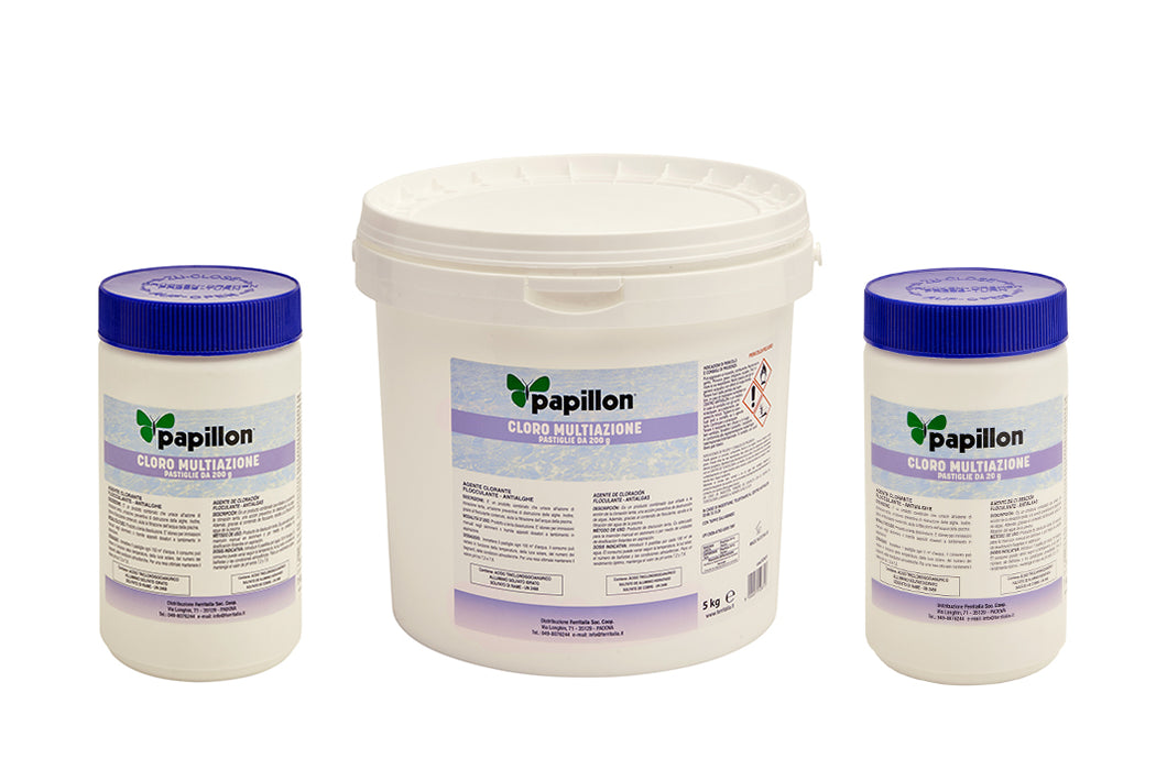 CLORO PASTIGLIE COMBINATE MULTIAZIONE PAPILLON