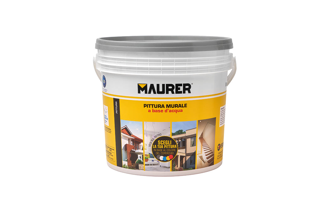 IDROPITTURA TRASPIRANTE SEMILAVABILE PER INTERNI LUCCIOLA MAURER – PITTURA MURALE PER PARETI INTERNE