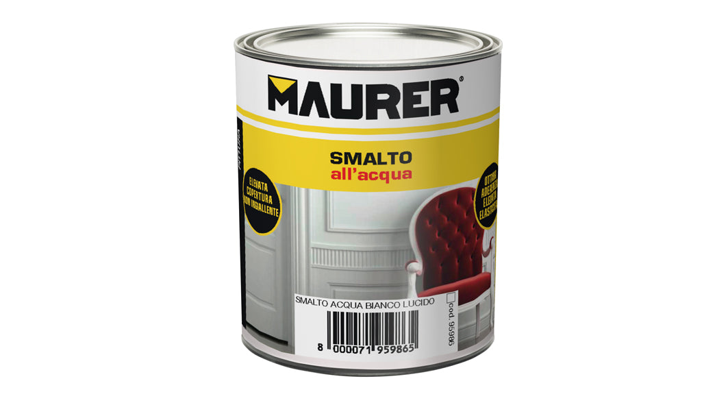 SMALTO IDROSOLUBILE 0,75 L – SMALTO ALL’ACQUA PER LEGNO E METALLO
