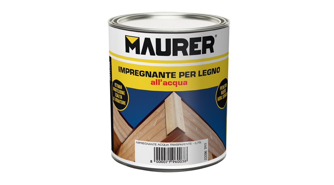 IMPREGNANTE ALL’ACQUA PER LEGNO 0,75 L – PROTETTIVO DECORATIVO PER SUPERFICI IN LEGNO