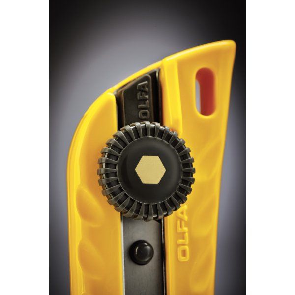 Coltello multiuso resistente con blocco a cricchetto, 18 mm