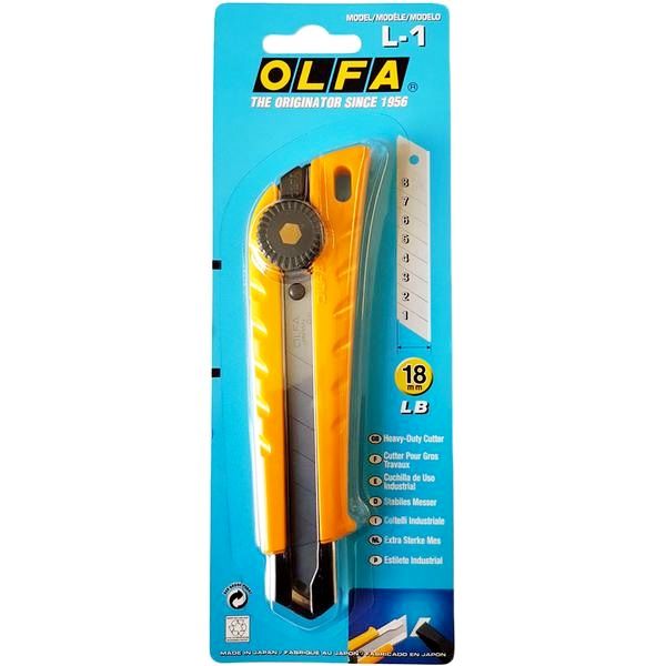 Coltello multiuso resistente con blocco a cricchetto, 18 mm