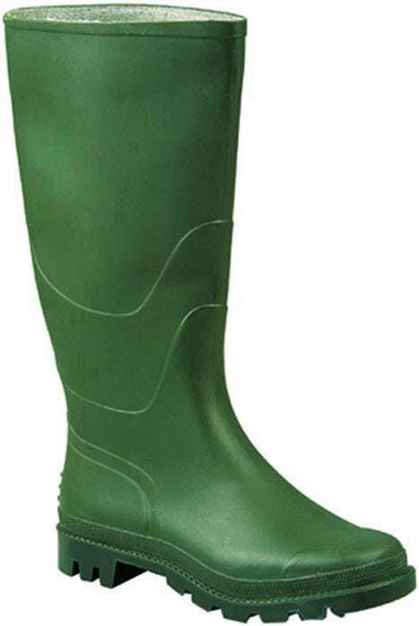 Stivali al ginocchio in PVC verde