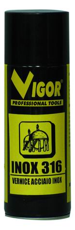 Vernice spray Vigor Inox-316 400ml