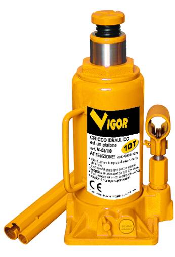 Sollevatore idraulico Vigor ad un pistone 10t — Fingroup Online