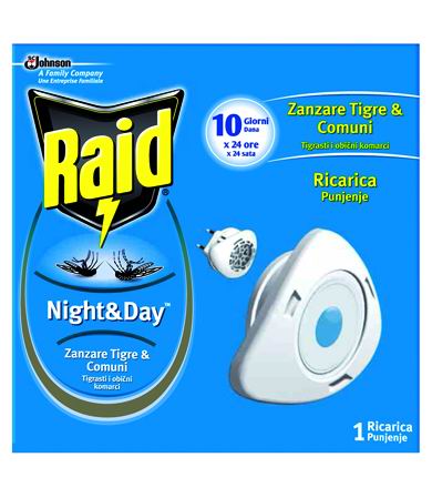 Ricarica insetticida Raid Night&Day