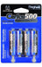 Batterie ricaricabili stilo AA cf.4Pile Beghelli Carica-500 4 Stilo 1500mah 8851 Aa