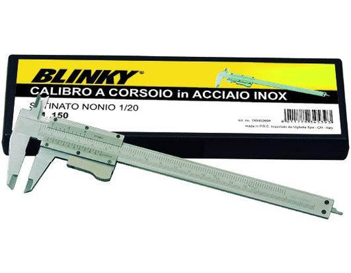 Calibro Professionale a Corsoio Nonio Inox Scala 120 mm.150